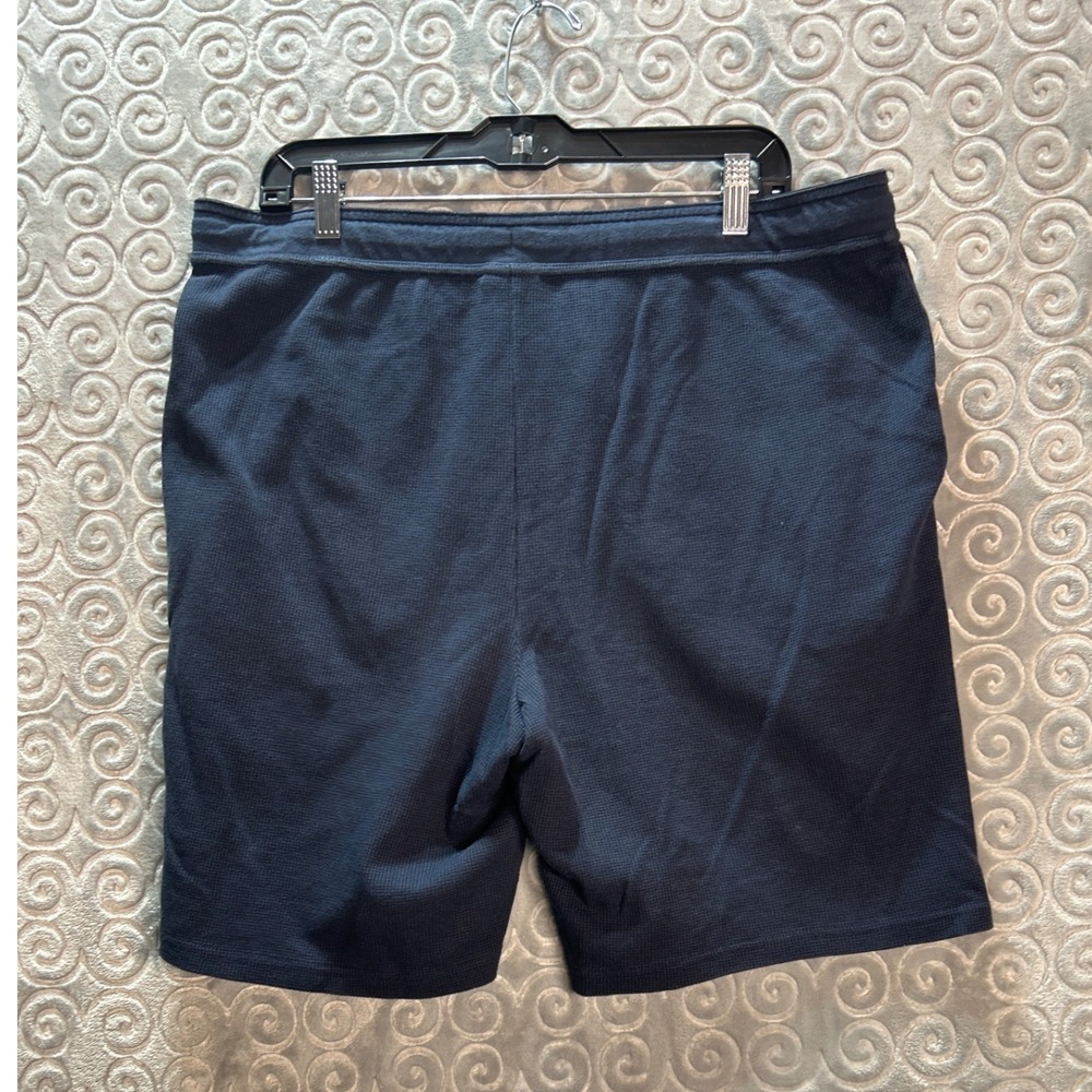 Eddie Bauer Lounge‎ Mens XL Shorts Blue Knit Drawstring Casual Activewear - Picture 5 of 5